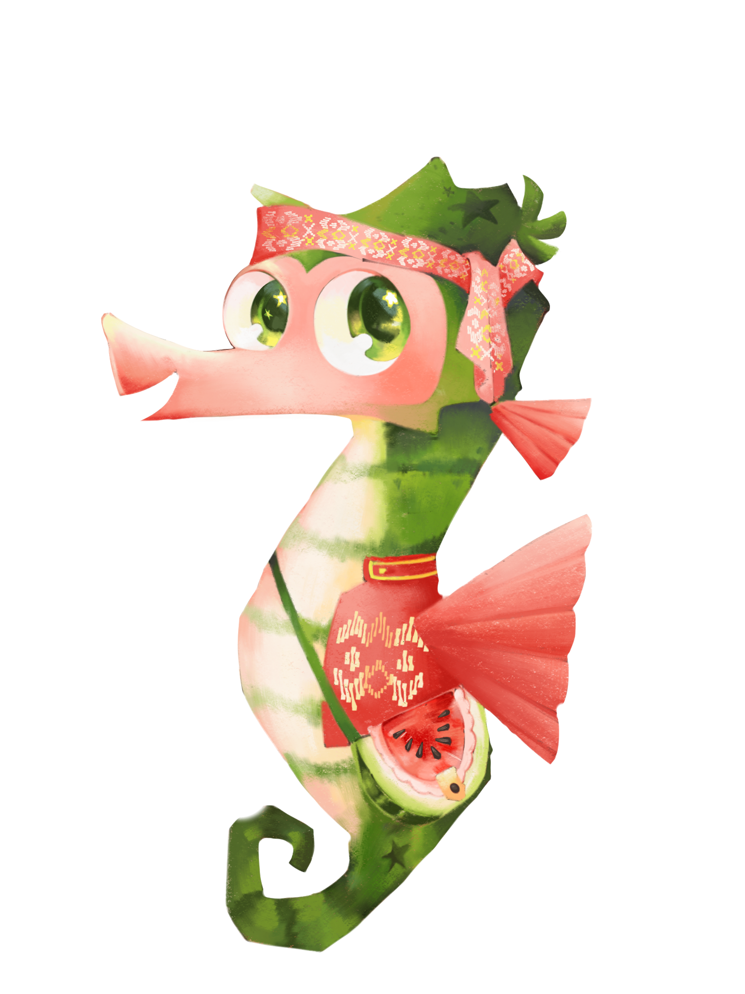 Maskot Seahorse